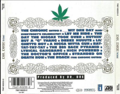 The Chronic by Dr. Dre (CD) for sale online | eBay The Chronic by Dr. Dre (CD) for sale online | eBay