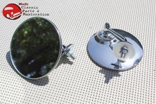 Custom Fender Mounted Single Bolt Lucas Style Outside Rearview Mirrors Mini Mg Custom Fender Mounted Single Bolt Lucas Style Outside Rearview Mirrors Mini Mg