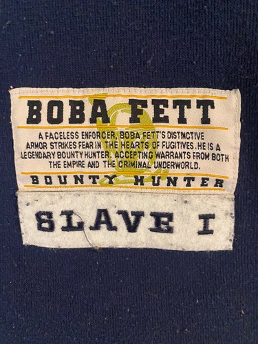 Rare Authentic Star Wars Boba Fett "Sweater" Jersey #80 (XL) Heavy/Hard to Find - Picture 5 of 5