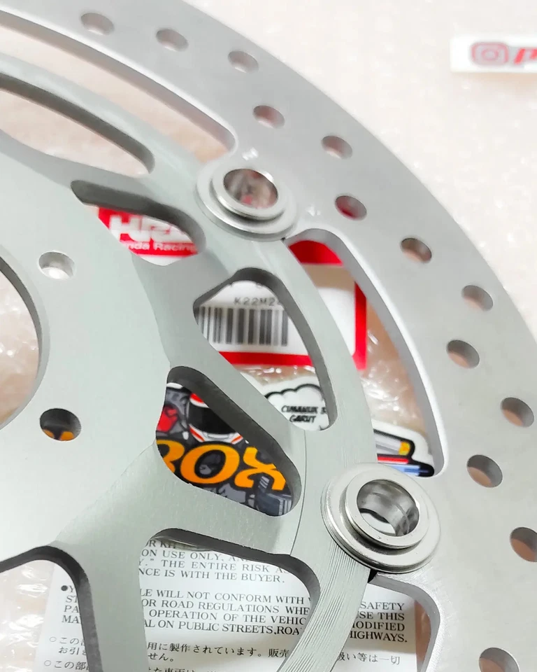 Freno de disco delantero Honda RS 125 NSF 250 HRC 295 mm Honda Racing Corporation genuino Foto 4 de 4