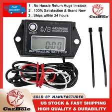 Waterproof Digital Tachometer Tach Hour Meter For Stroke Mercury Yamaha 2/4