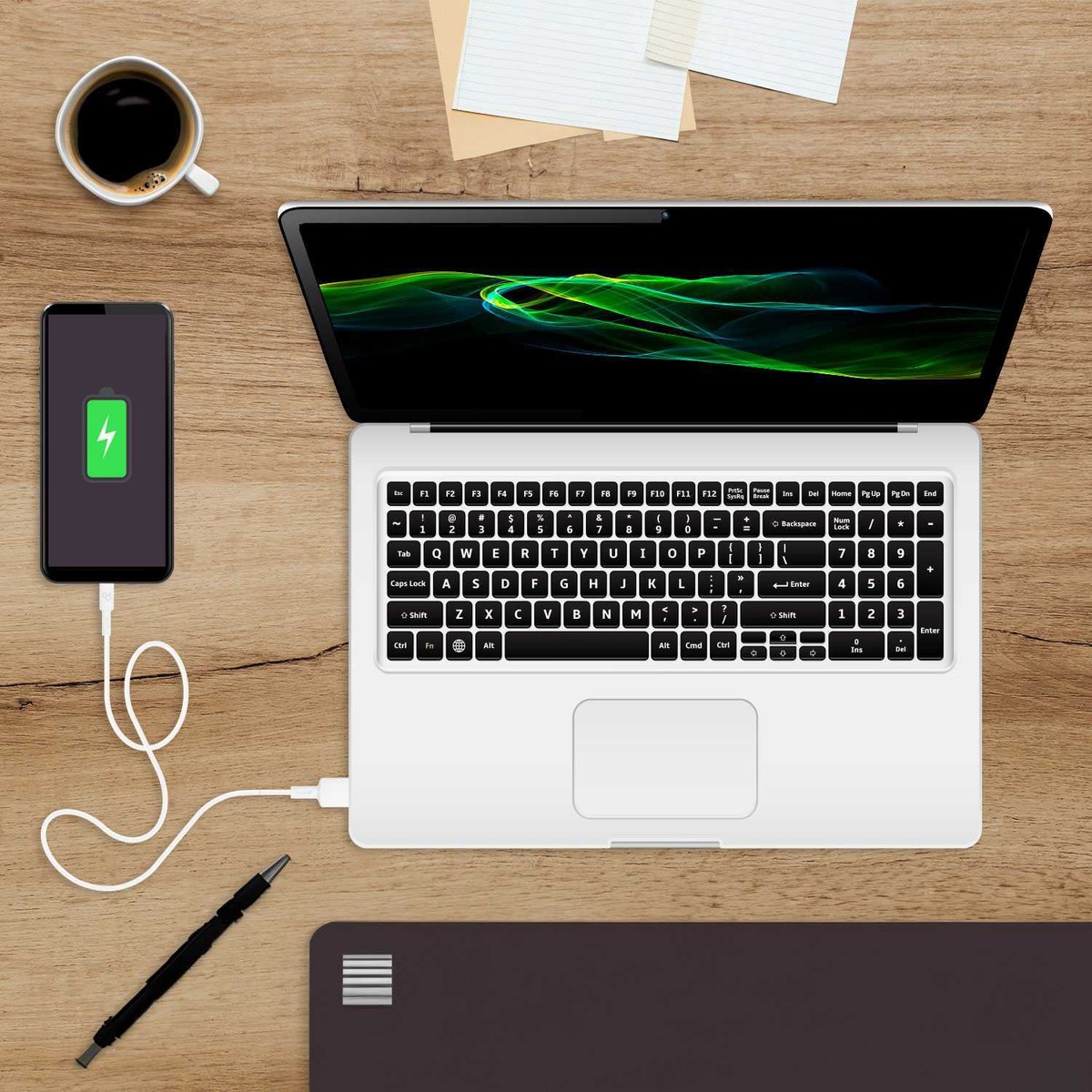 Cavo Avant Tipo C A Usb 3a 1m White