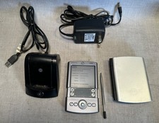 Palm Tungsten T Handheld PDA - NEW BATTERY w/ Case, USB Charging Base - WORKS 