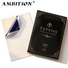 Ambition High Quality Tattoo Transfer Paper 100pcs A4 Tattoo Stencil Paper Copy