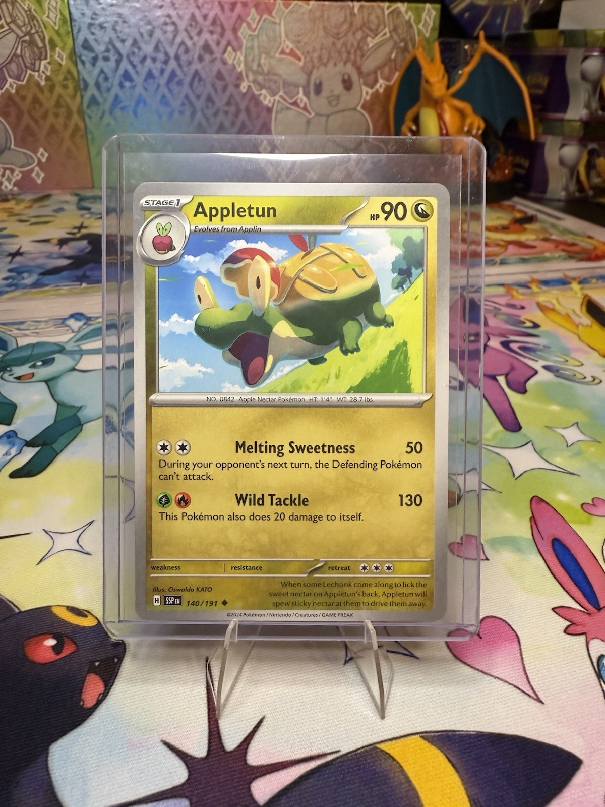 Appletun 140/191 Uncommon Surging Sparks Pokemon Card - NM