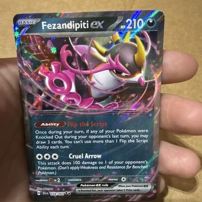Fezandipiti EX Shrouded Fable Holo Double Rare Pokémon TCG Card