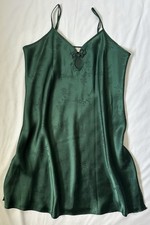 VTG Erika Taylor Intimates Green night gown mini Lingerie Size Large nightwear