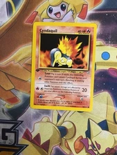 Pokémon Cyndaquil 1st Edition 56/111 Pokemon 2001 Neo Genesis Common Card NM