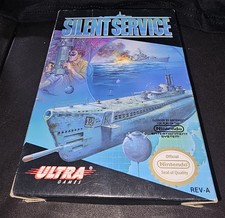 Silent Service CIB Original Box (Nintendo Entertainment System 1989) NES