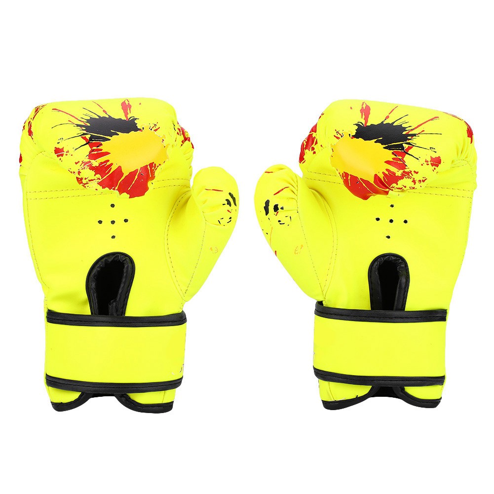 *Baby Girls Boys Children Boxing Punch Training Kids Fight Mitts (yellow)
