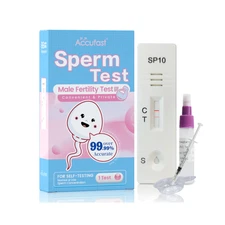 Accufast sperm test kit for male pregnancy preparation sperm count test 99%