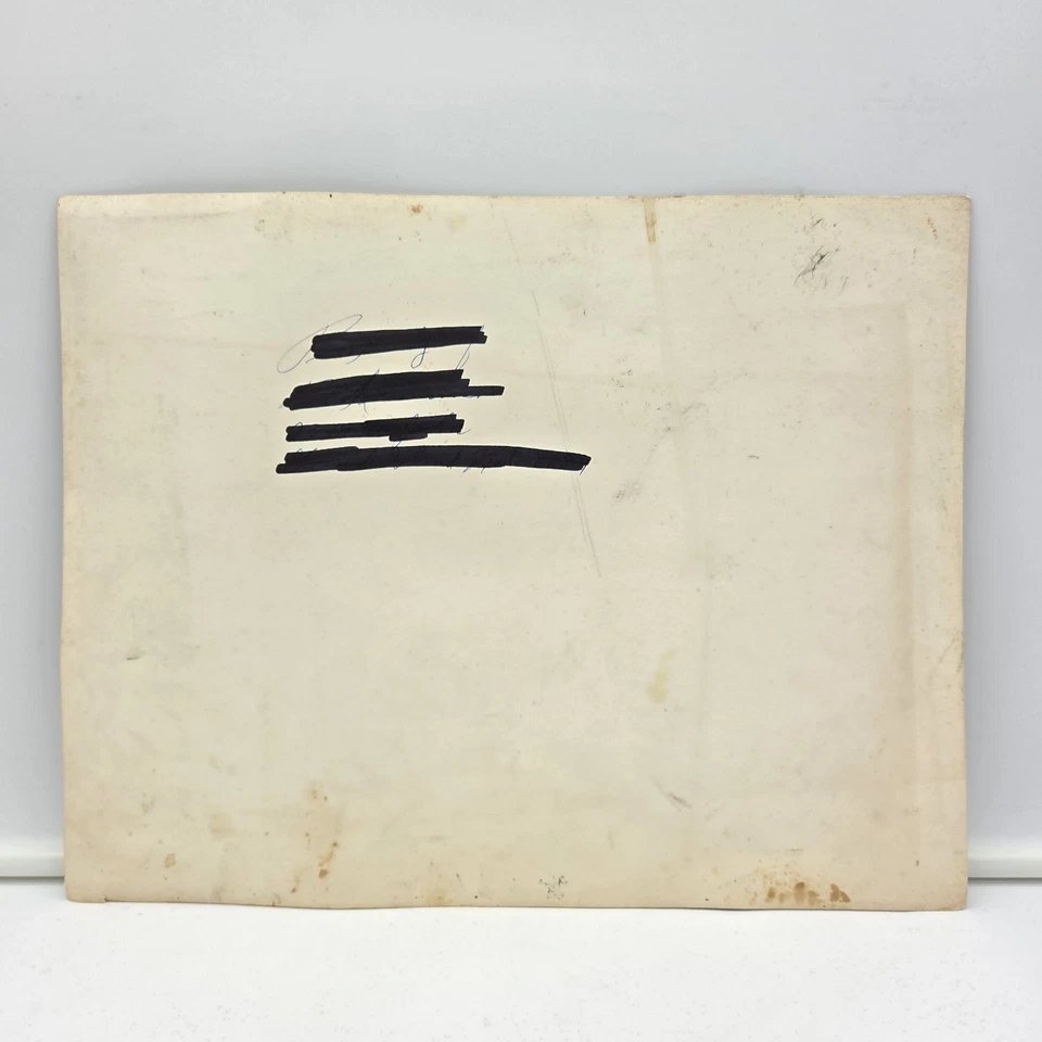 WWII 11x14 B-24 Liberator Crew Photo Original Vintage Military Aviation - Image 2 of 2