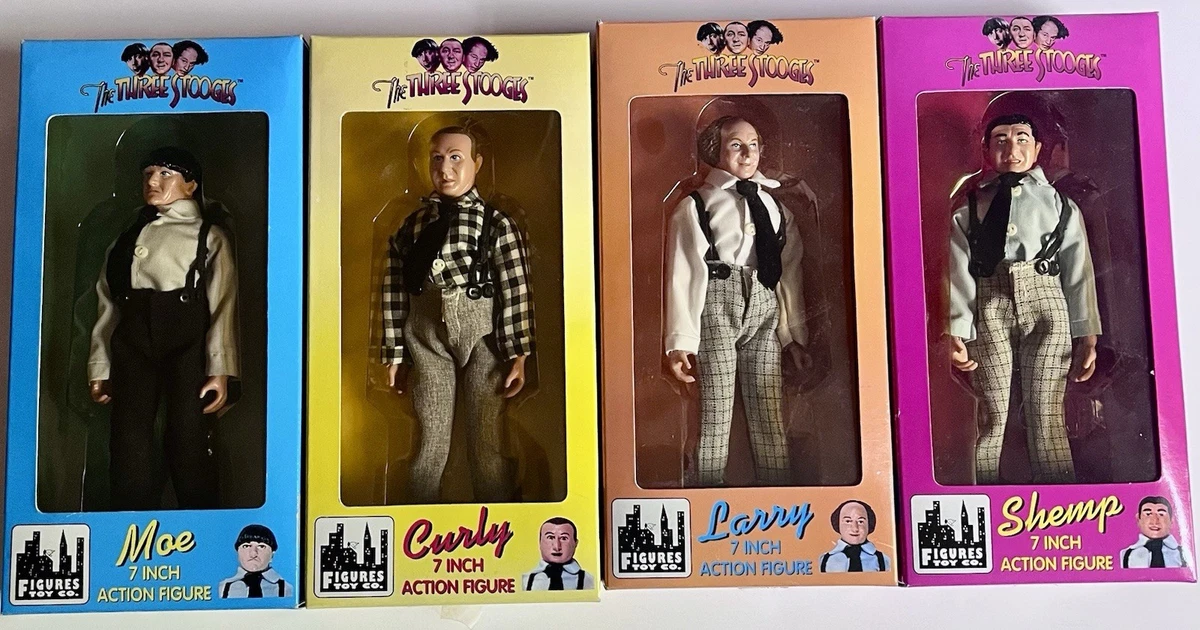 The Three Stooges Figures Toy Company TV, Movie & Video Games