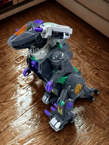Trypticon G1 Transformer Hasbro 1986 Vintage Figure Works Missing Battery Cover