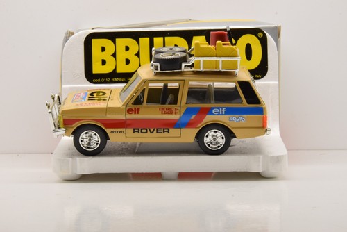 RANGE ROVER SAFARI RALLYE DES PHARAONS BURAGO 1/25 EN BOITE D'ÉPOQUE - Imagen 2 de 10