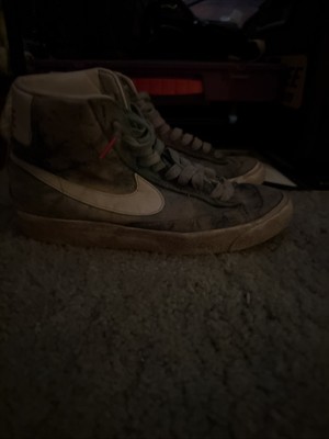 Nike Blazer Mid '77 Women's Size 6.5 Sail Shoes Blue/White