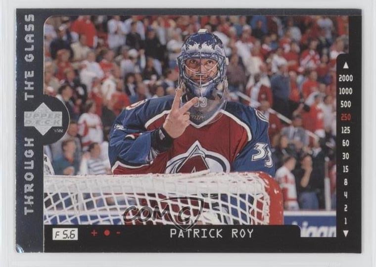 1996-97 Upper Deck Through the Glass Patrick Roy #199 HOF 0ne3
