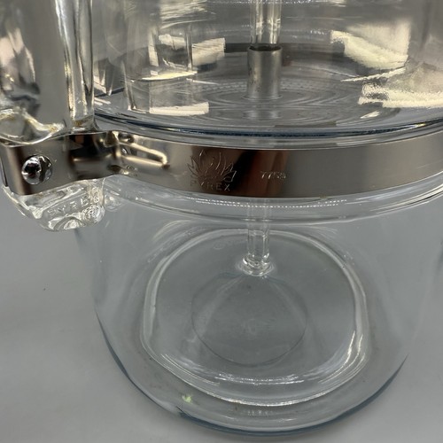 Vintage Pyrex Flameware 9 Cup Model 7759 B Percolator Complete Original 1960s - Picture 18 of 19