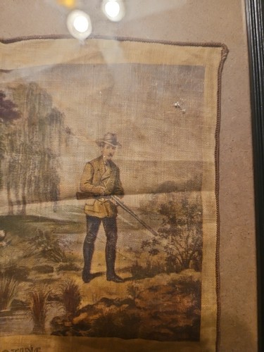 Vintage Handkerchief Currier & Ives Snipe shooting Hunting scene. - Picture 4 of 6