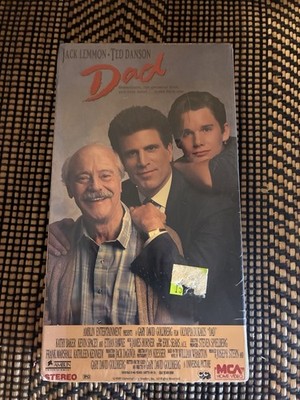 Dad (VHS, 1990) Jack Lemmon, Ted Danson, Olympia Dukakis, Comedy Drama Rare NEW