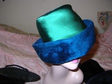 Vintage 40's--60's Ladies Hat Lot..Pillbox Velvet Veils Lily Dache'..16 PCS