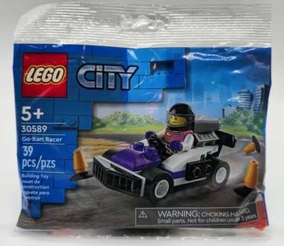LEGO City GO-KART RACER 39pc 30589 NEW Sealed NiB 1 Minifig Retired A005