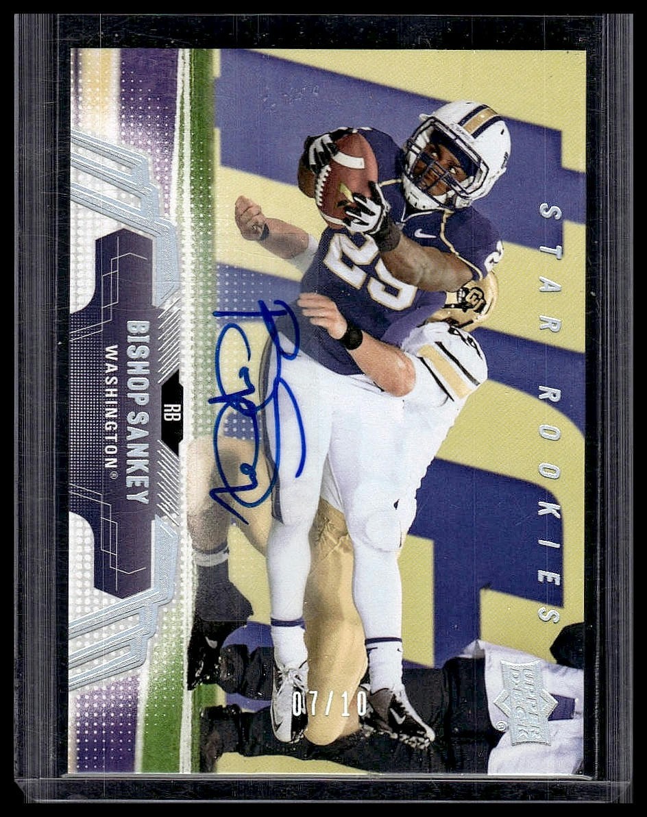 Bishop Sankey Upper Deck #159 Autograph