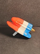 Nora Fleming Keep Cool Mini A279 Red White Blue Melting Popsicle 4th of July