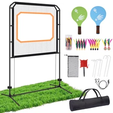 Portable Multi-Sport Paddle Set-Outdoor Family Games for Beach