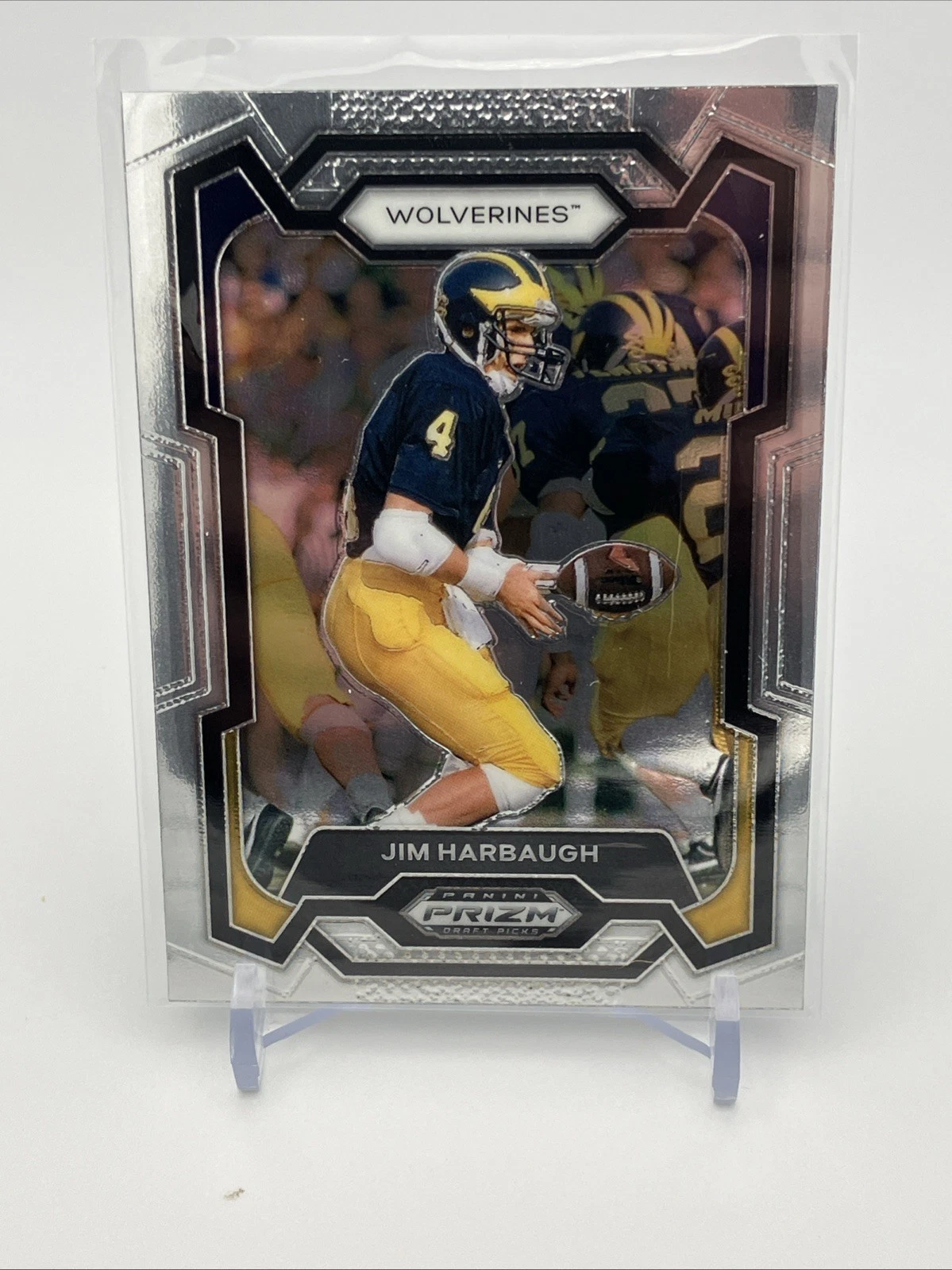 2024 Prizm Draft Picks Jim Harbaugh #50 Michigan Wolverines