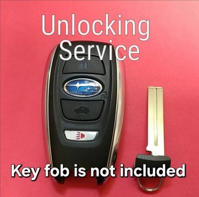 Unlocking Service Subaru Keyless Smart Key HYQ14AHC HYQ14AHK- Read Description