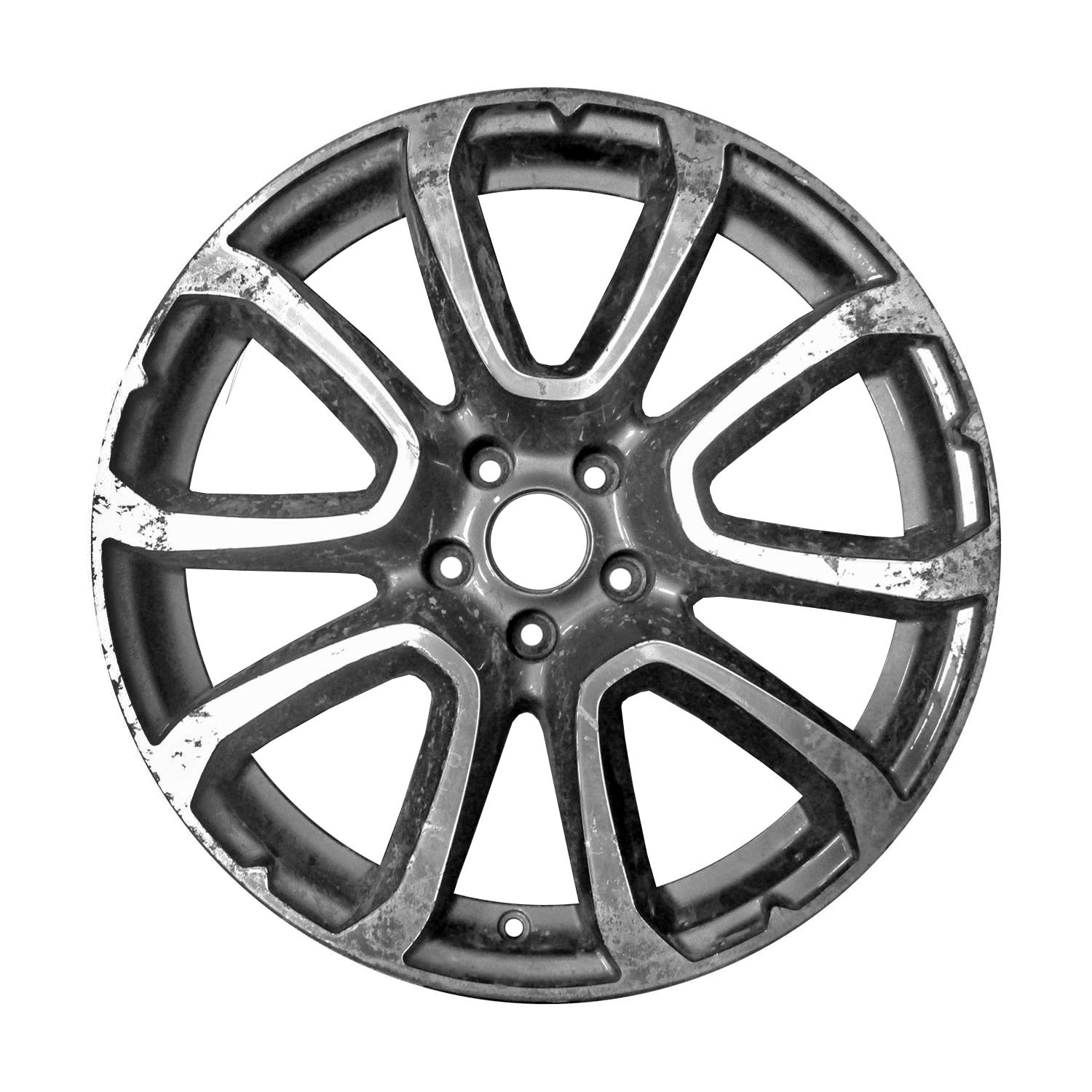 19x8.5 Machined Medium Charcoal Metallic Wheel fits 2017-2018 Maserati Levante