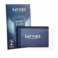 "2X Savvies Schutzglas FüR Whitedeer WHTG1301 10.1\" Panzer Folie Glas Klar"