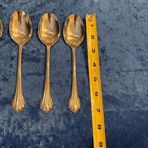 4Pc Oneida BITTERSWEET REPOSE Place Oval Soup Spoons Stainless Flatware - Picture 2 of 6
