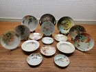 16 Antique Marked Bavaria, Germany Flower & Fruit - 14 Plates & 2 Bowls
