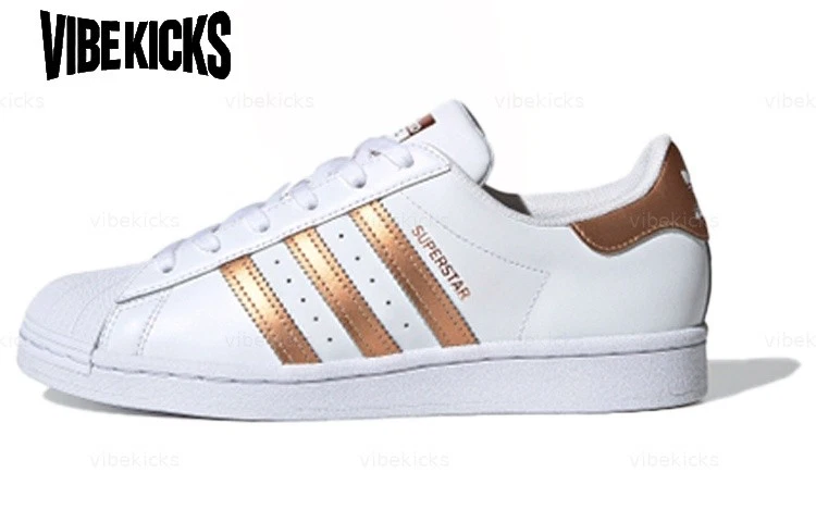 Adidas Superstar White Gold Metallic W for sale | eBay