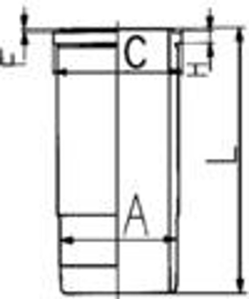 Zylinderlaufbuchse Kolbenschmidt 89431110 FüR Volvo FL10 F10 NL B10-image