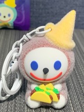 Jack In The Box Jibb bag charm keychain - Toasty