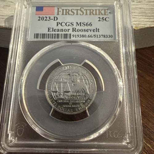2023 D Eleanor Roosevelt 25c NGC MS 66 American Women Quarter