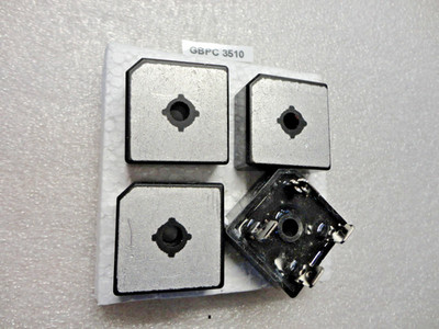 4pcs GBPC3510, KBPC3510 Bridge Rectifier Single Phase Metal Case 1000V 35A, USA
