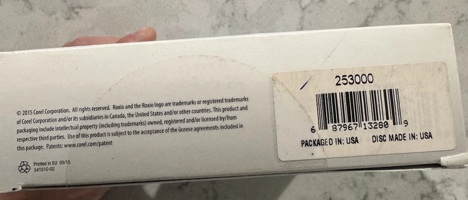 Roxio Easy VHS a DVD 3 Convertir Películas Caseras Antiguas Cintas VHS a DVD Nueva Caja Abierta Foto 3 de 4