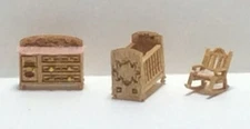 1:144th Inch Scale Furniture Kits Victorian Style Nursery