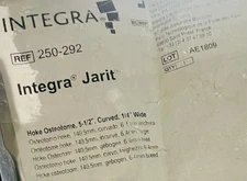 Integra Jarit 250-292 Hoke Osteotome, Curved, 1/4" Wide, 5-1/2"/140.5mm/NEW