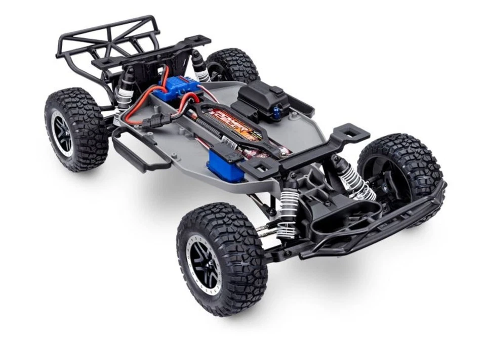 Traxxas Slash Elektro RC Truck 1/10 2WD RTR mit Akku & Lader Orange - Bild 2 von 4
