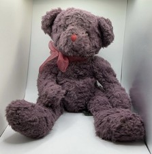 Russ BEARBERRY Bears From the Past Plush Purple Teddy Bear Stuffed Animal 15