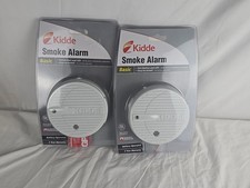 Lot Of 2 - Kidde Basic Smoke Alarm Battery Operated New Sealed 0915K