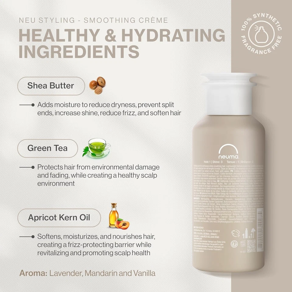 Neuma - Crema suavizante de peinado nueva, 6,7 fl oz/200 ml ($30+ valor) Foto 2 de 4