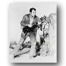 Audie Murphy Photo 8x10 Walk The Proud Land 1956 Western Movie Still