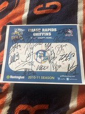 GRAND RAPIDS GRIFFINS HOCKEY, Extremely Rare AUTOGRAPHED TEAM PHOTO