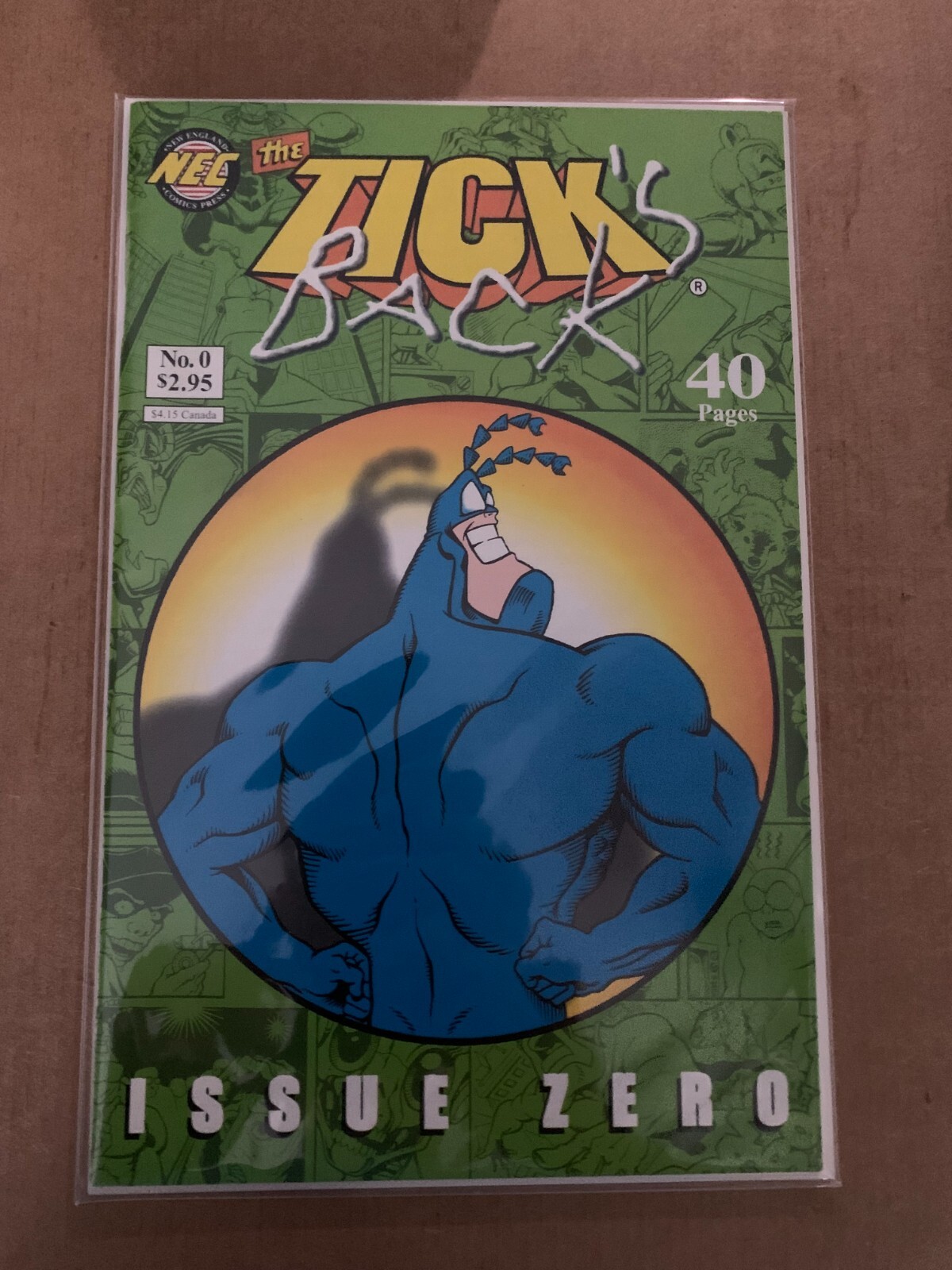 TICK'S BACK #0 NM RARE GREEN VERSION NEC 1997